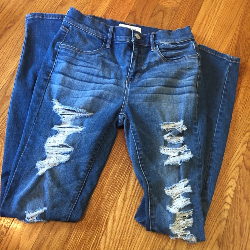 pacsun distressed jeans